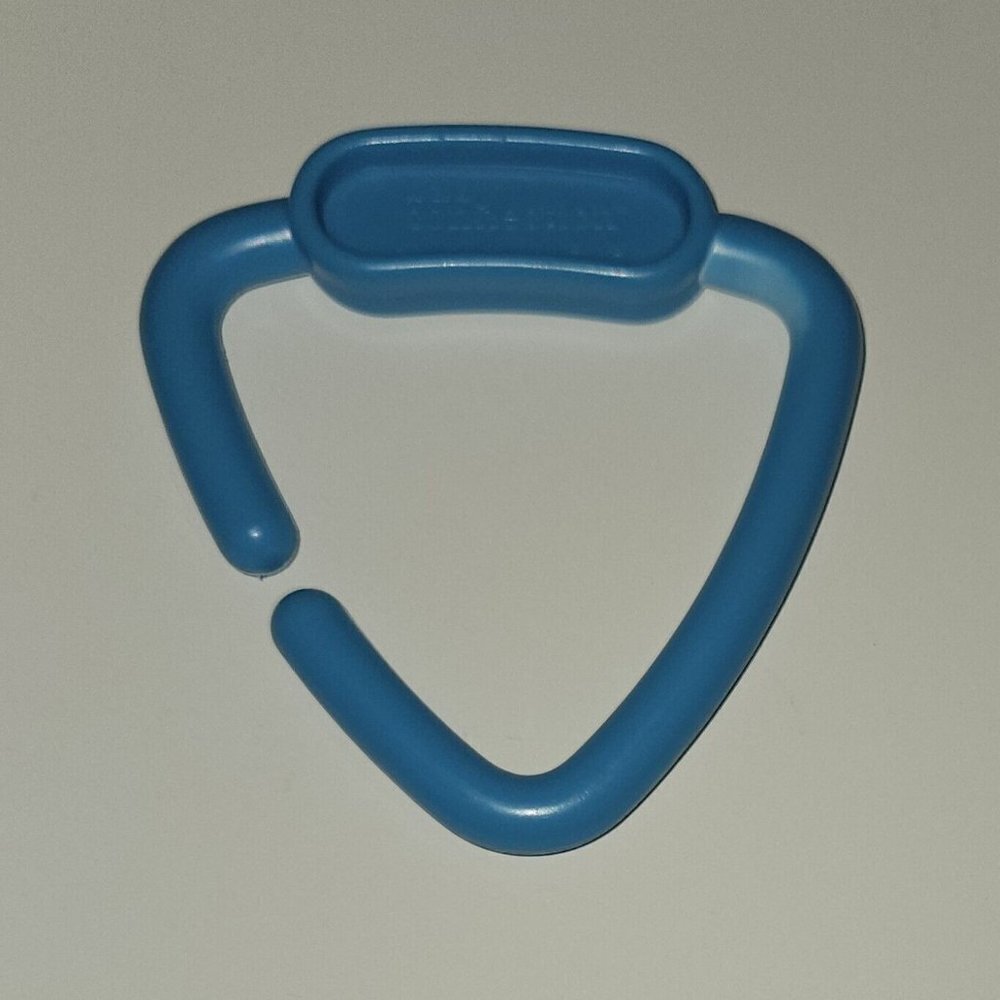 Baby Connection Aqua Blue Triangle Clip Link Loop Hook Toy Replacement